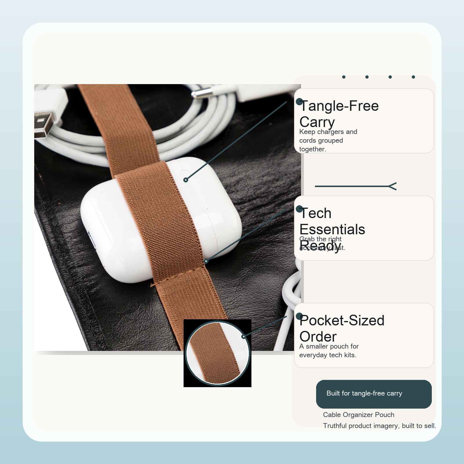 Cable Organizer Pouch