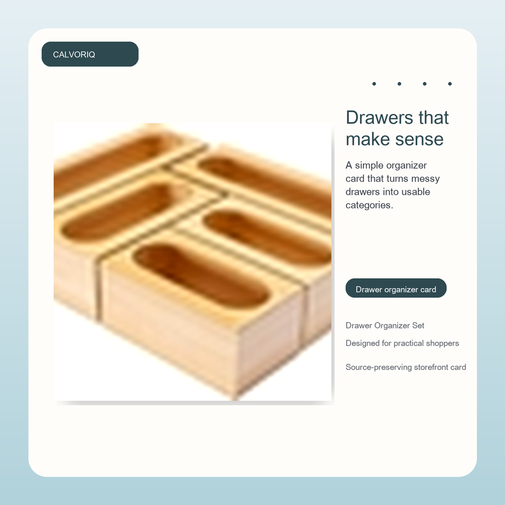 Drawer Organizer Set